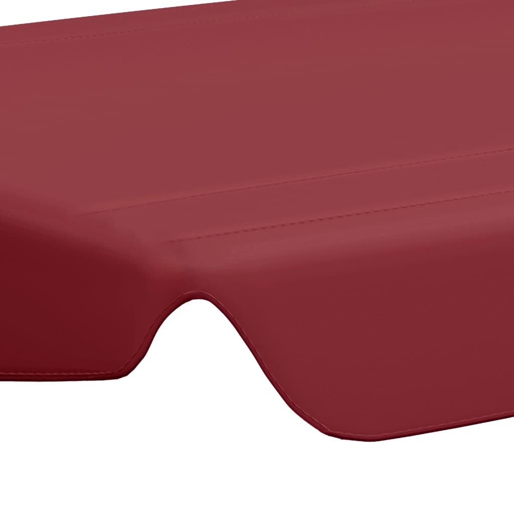 Replacement Canopy for Garden Swing Wine Red 226x186 cm 270 g/m²